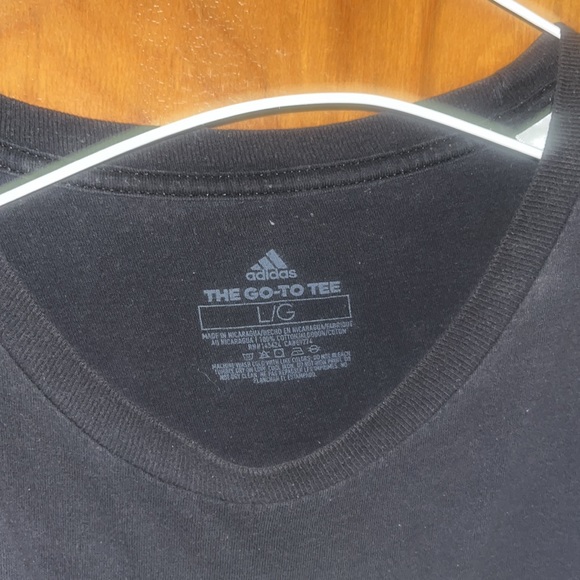 Black Adidas Grand Valley State University Football T-Shirt - Picture 3 of 4